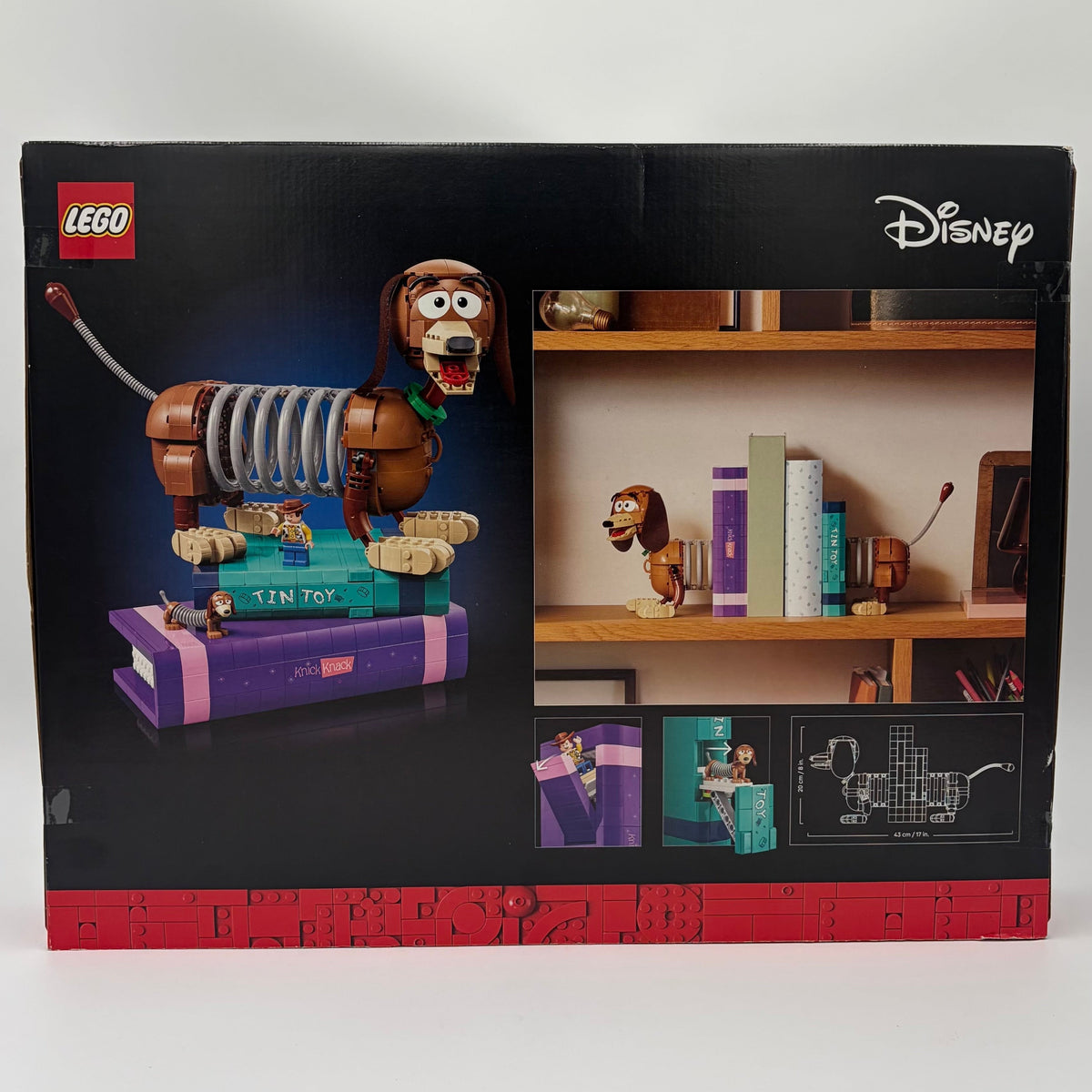 Toy Story Slinky Dog Bookends, 43301 - LEGO® Disney Set