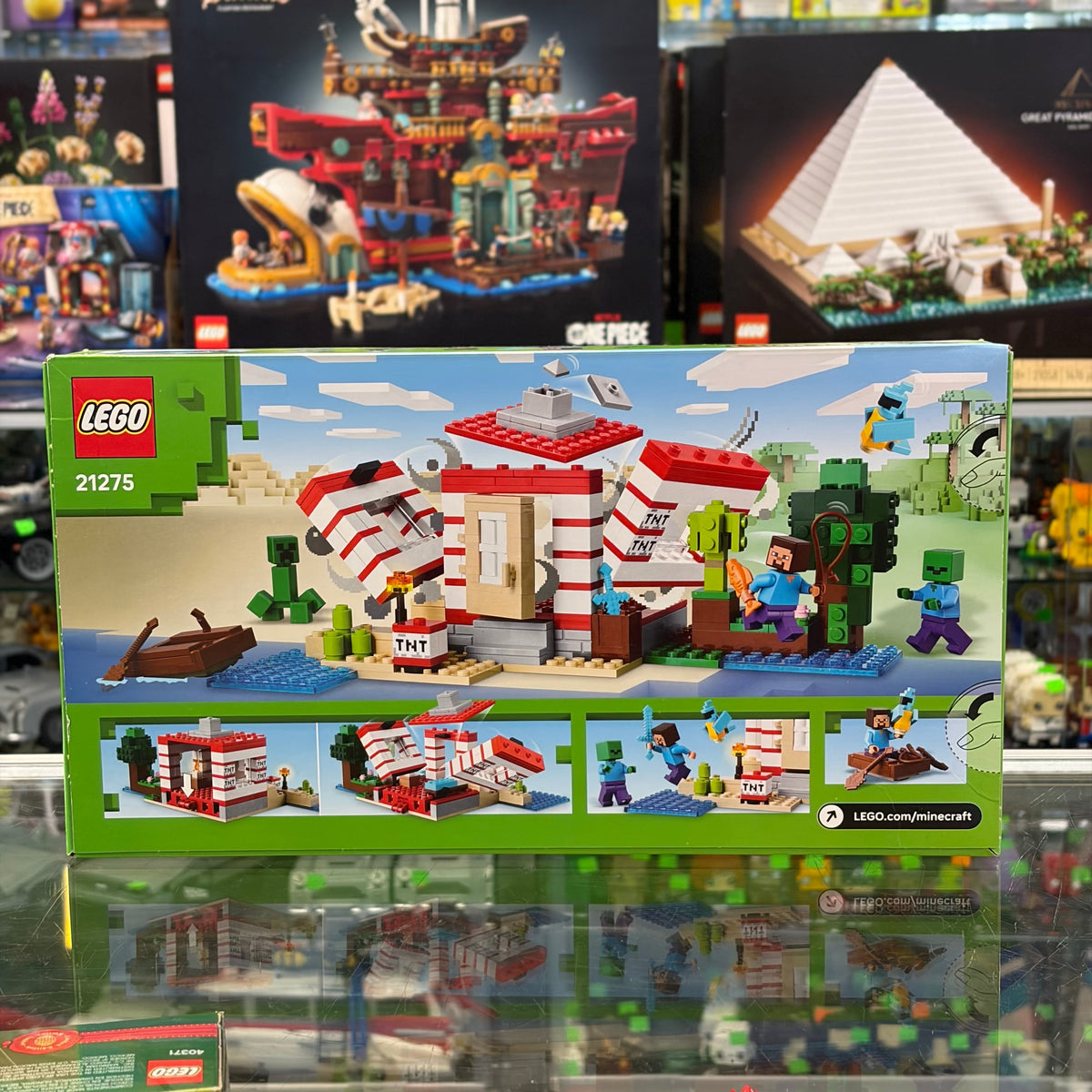 The TNT Jungle House, 21275 - LEGO® Minecraft Set
