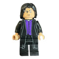 Professor Severus Snape - Dark Purple Shirt, Black Robes, Printed Legs, Shirt Tail, hp134a, LEGO® Harry Potter™ Minifigure