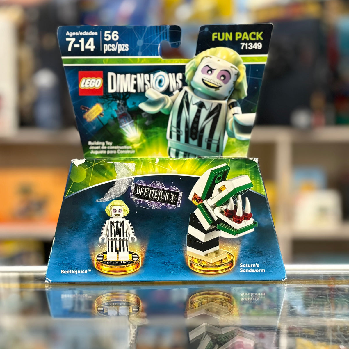 Fun Pack - Beetlejuice (Beetlejuice and Saturn's Sandworm), 71349 - LEGO® Dimensions Set