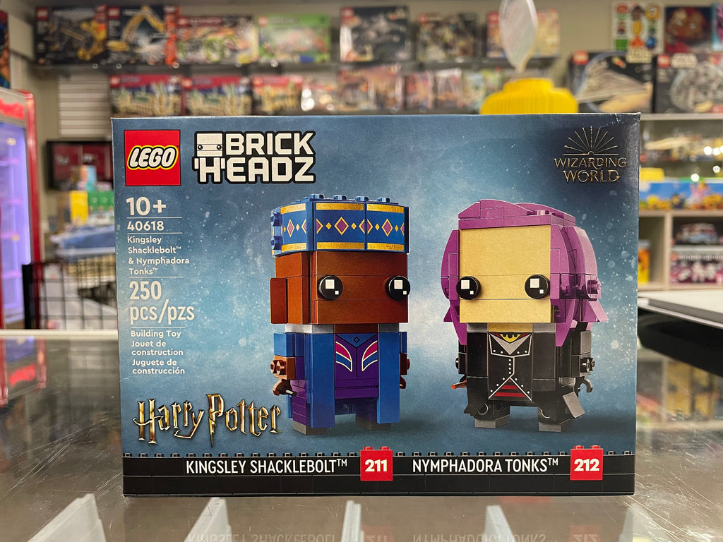 Kingsley Shacklebolt & Nymphadora Tonks Brickheadz, 40618 LEGO® Set