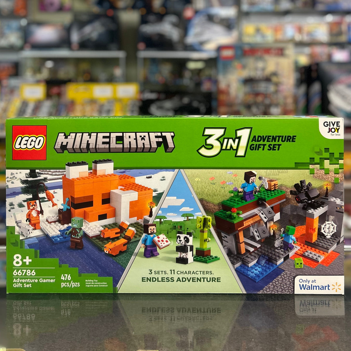 Minecraft Bundle Pack, 3 in 1 Adventure Gift Set (Sets 21166, 21178, and 30672) - Adventure Gamer Gift Set - 66786
