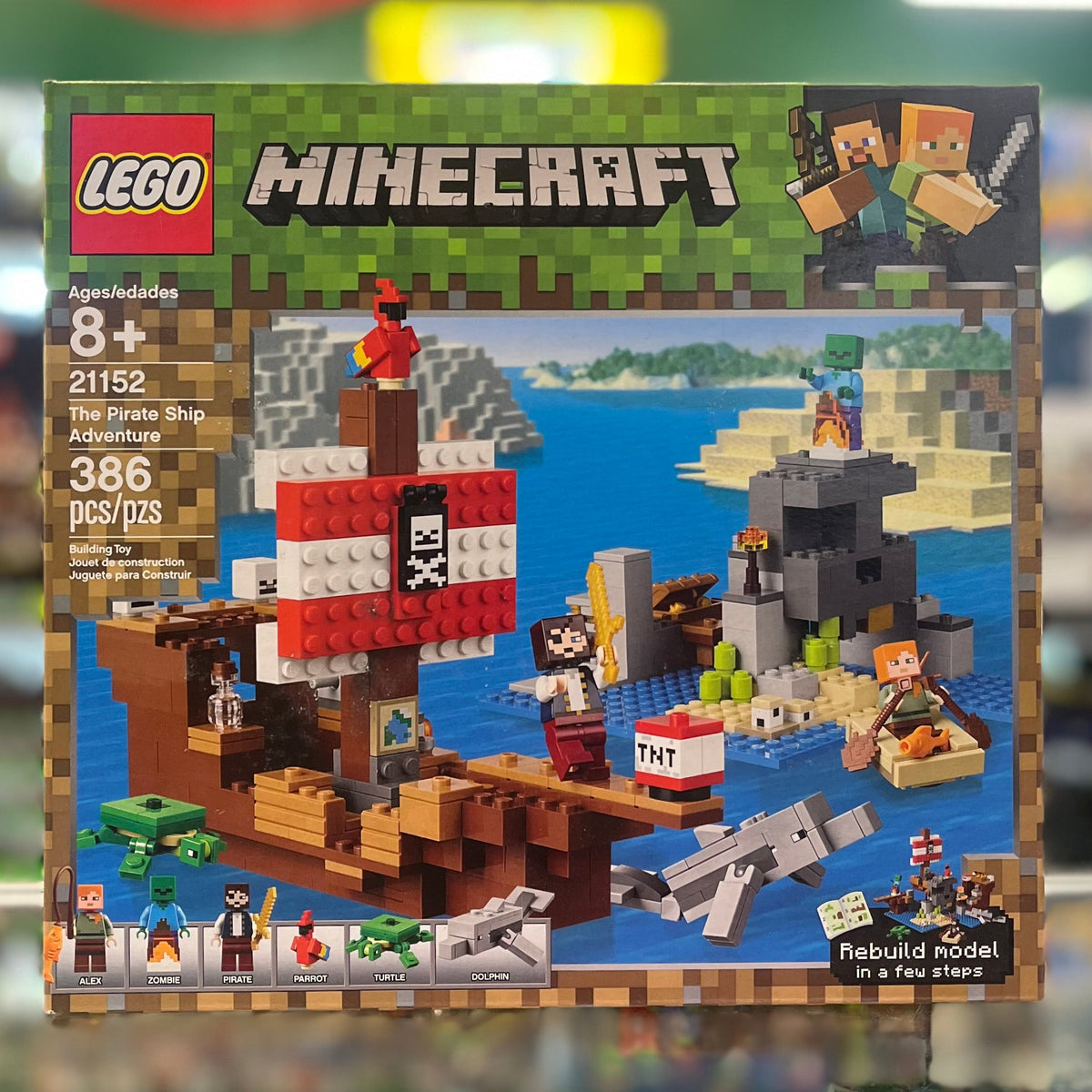 The Pirate Ship Adventure, 21152 - LEGO® Minecraft Set