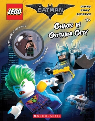 The Batman Movie Chaos in Gotham City - Official LEGO® book with Mini-Fig