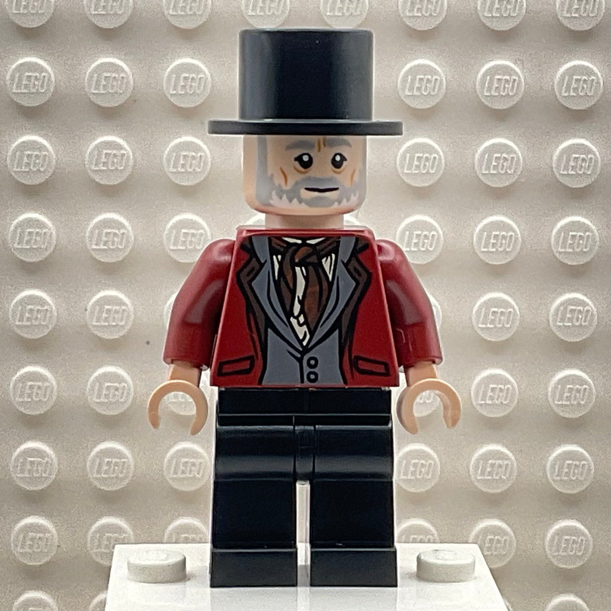 Wizard - HP Wizarding World Male, Black Top Hat, Dark Red Suit, Black Legs, hp301